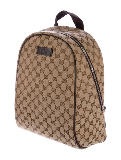 gucci gg canvas backpack